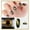 Gold-D, variant on Nail Powder Cushion Pen ā Mirror Effect Magic Nail Powder, Gold & Silver Sponge Applicator, DIY Gel Manicure Tool, Christmas Gift, Thanksgiving Holiday, Easy to Apply, Multi-Color Nail Design, 1pc