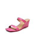thumbnail image 1 of Sandalia DREAM PAIRS Cuña 6.5 Rosa Fucsia Punta Cuadrada PU, 1 of 6