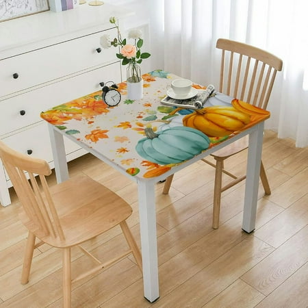 

ZHZY Square Fitted Tablecloth 100% Polyester Fiber Full Width Single-Sided Printing 40 *40