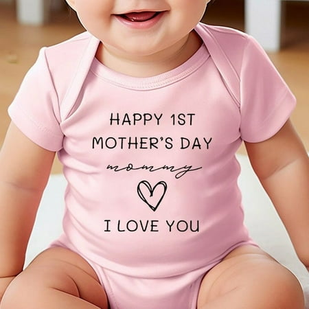 Mother S Day Baby Onesie  Happy 1St Mother S Day I Love You Mommy Bodysuit  First Mother S Day Baby Boy  1St Mother S Day Baby Girl Outfit Cute Baby Onesie  BABY BODYSUIT LAT 4424