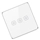 thumbnail image 3 of Tuya ZigBee Light Smart Switch Home Office Control táctil inalámbrico Interruptor de lámpara WiFi Panel de control inteligente, Blanco, 3 bandas Inevent EL001893-03B, 3 of 7