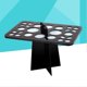 thumbnail image 3 of 1pc 26 Holes Makeup Brush Holder Nail Art Brushes Display Stand Drying Rack (Black), 3 of 3