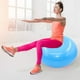 thumbnail image 3 of Donut Ball: pelota de ejercicio inflable duradera para entrenamiento de equilibrio y estabilidad, yoga y pilates; para usar en casa, en la oficina, en el gimnasio o en el aula, color azul, 3 of 5