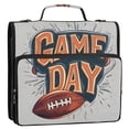 thumbnail image 5 of FORMRS Zipper Binder with Shoulder Strap 2-inch Ring 500 Sheet Capacity File Bag, Game Day, 5 of 5