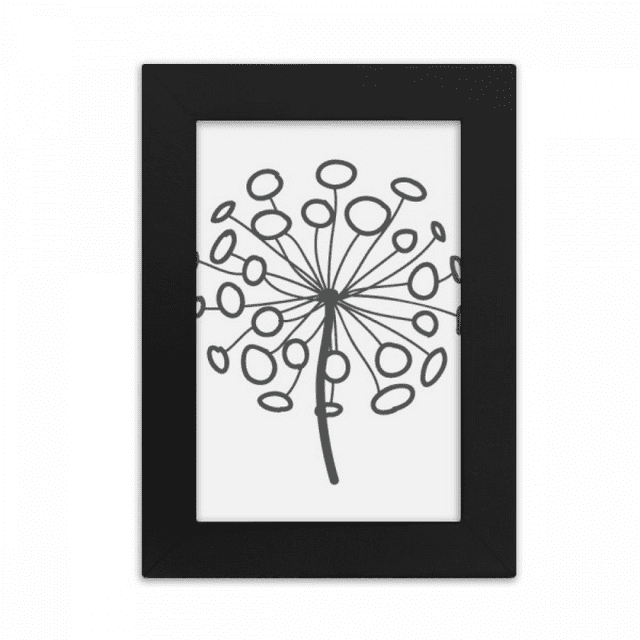 Ornamental Flower s Dandelion Desktop Photo Frame Picture Display Art Painting Exhibit