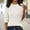 White, variant on Women's Ribbed Stripe Knit Sweater, Crew Neck Short Sleeve Pullover Top with Textured Pattern, ​​2025 Spring and Summer​​ Fashion Casual Blouse, Soft Comfortable Base Layer for Daily Wear Beige L