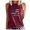 DT-Wine, variant on DailyTrove Women's Distressed American Flag Tank Top - Polyester Patriotic & Edgy Wear, Cool for Celebrations