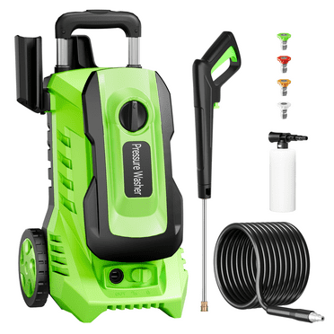 SUGIFT 3800PSI Electric Pressure Washer 1800W 2.6GPM Max, Green