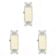 thumbnail image 1 of Interruptor Leviton 5603-2T, 15 A, 120/277 V, Decora Rocker, 3 vías, 1 of 1