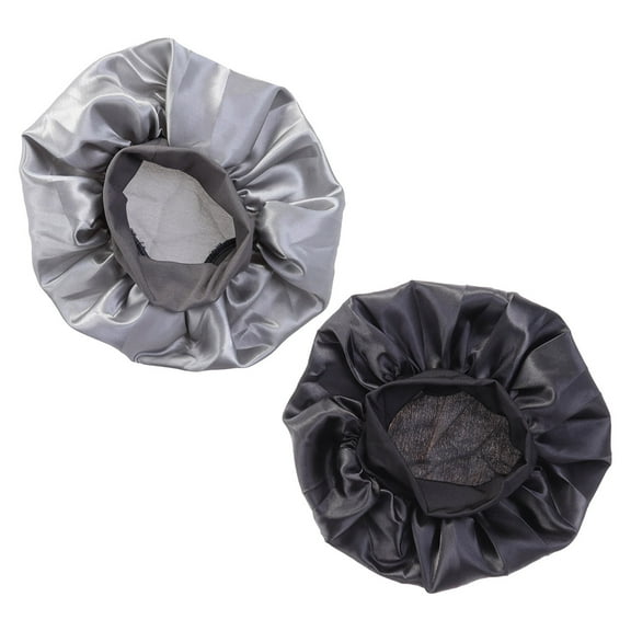 Topbathy Sleep Hats Women Satin Cloth 2Pcs for Chemotherapy Caps