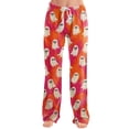 thumbnail image 2 of Womens Pj Pants Halloween Ghost Pumpkin Print Wide Leg Drawstring Pajama Pants Sleepwear, 2 of 5