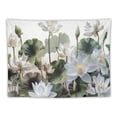 thumbnail image 5 of GOSMITH Lotus Flower Tapestry, Abstract Watercolor Floral Tapestry, Living Room Bedroom Wall Hanging for Home Decoration Painting, 5 of 6