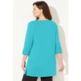 thumbnail image 4 of Catherines Women's Plus Size Suprema Boatneck Tunic Top, 4 of 5