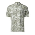 thumbnail image 2 of Camisas s Para Hombre Manga Larga Camisa de vacaciones en la playa Camisa de cuello con botones en los puños para hombre (Green, XXL), 2 of 4