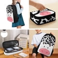 thumbnail image 4 of KUIFORTI 3 Pack Shoulder Bag Set Portable Backpack Handbag Crossbody Bag Pencil Case, Cute Cow Print, 4 of 5