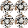 thumbnail image 2 of Shower Caps,Golden Retriever Waterproof Shower Cap for Women 4 Pieces,Double Reusable Hair Cover for Shower PEVA Elastic Stretch Hem, 2 of 7