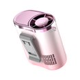 thumbnail image 2 of Ventiladores cinturón recargables por USB, con clip para la cintura, ventilador portátil recargable para escalada, camping y trabajos agrícolas. Rosa, 2 of 8