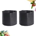 thumbnail image 5 of BESTONZON 2PCS 5 Gallon Aeration Pots Container Non-woven Plant Grow Bags with Strap Handles for Nursery Garden and Planting (Black), 5 of 6