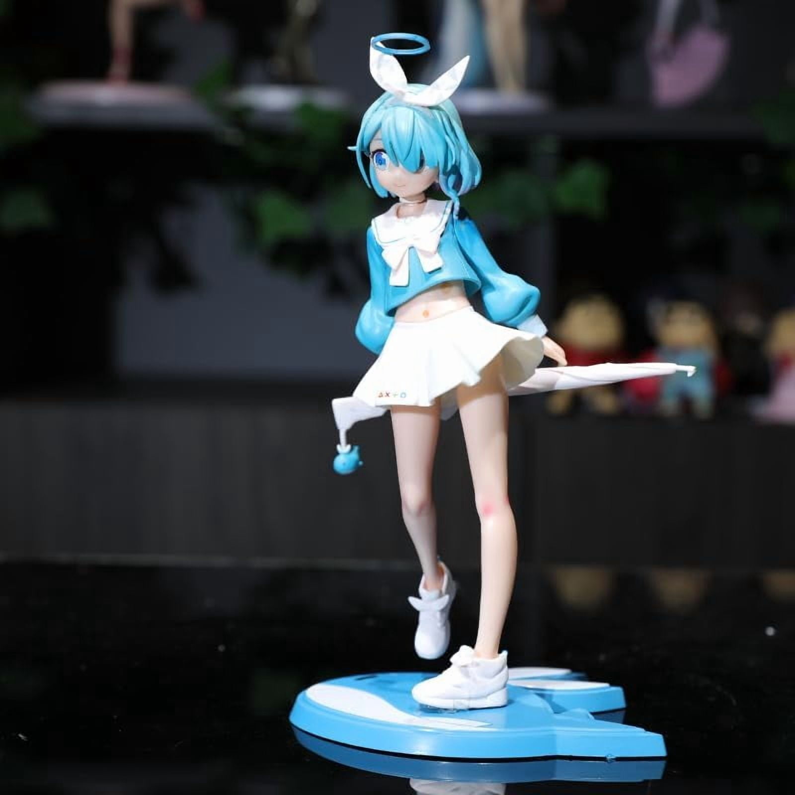 Newly Arona Figure Blue Angel Arona Action Figures 21cm/8.3inch Handmade PVC Statues Collectible Souvenirs for Anime Fans Gifts