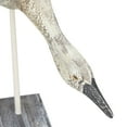 thumbnail image 4 of 18", 20", 12"H White Wood Handmade Bird Sculpture, by DecMode (3 Count), 4 of 10