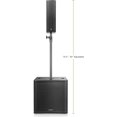 thumbnail image 2 of Sound Town CARPO Series Subwoofer and Line Array Speaker System with Two Powered 18-inch Subwoofers, Two Passive Column Line Array Speakers, Birch Plywood, Black (PS-18SX2P3B1.1), 2 of 8
