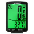 thumbnail image 1 of LIXADA Wireless Bike Computer Multi Functional LCD Screen Bicycle Computer Mountain Bike Speedometer Odometer IPX6 Waterproof Cycling Measurable Temperature Stopwatch Cycling Accessories, 1 of 7