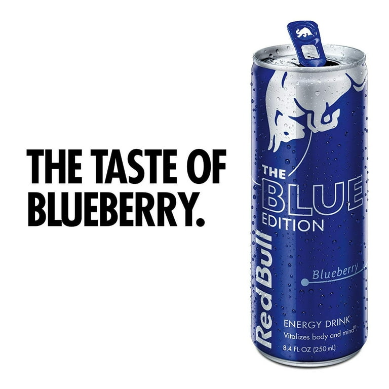 Red Bull Blue Edition Energy Drink - Blueberry Flavor, 12 fl