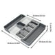 thumbnail image 3 of Cubiertos de Cocina Ganfancp Organizador de Cajón Expandible Ajustable Soporte Estante, 3 of 7