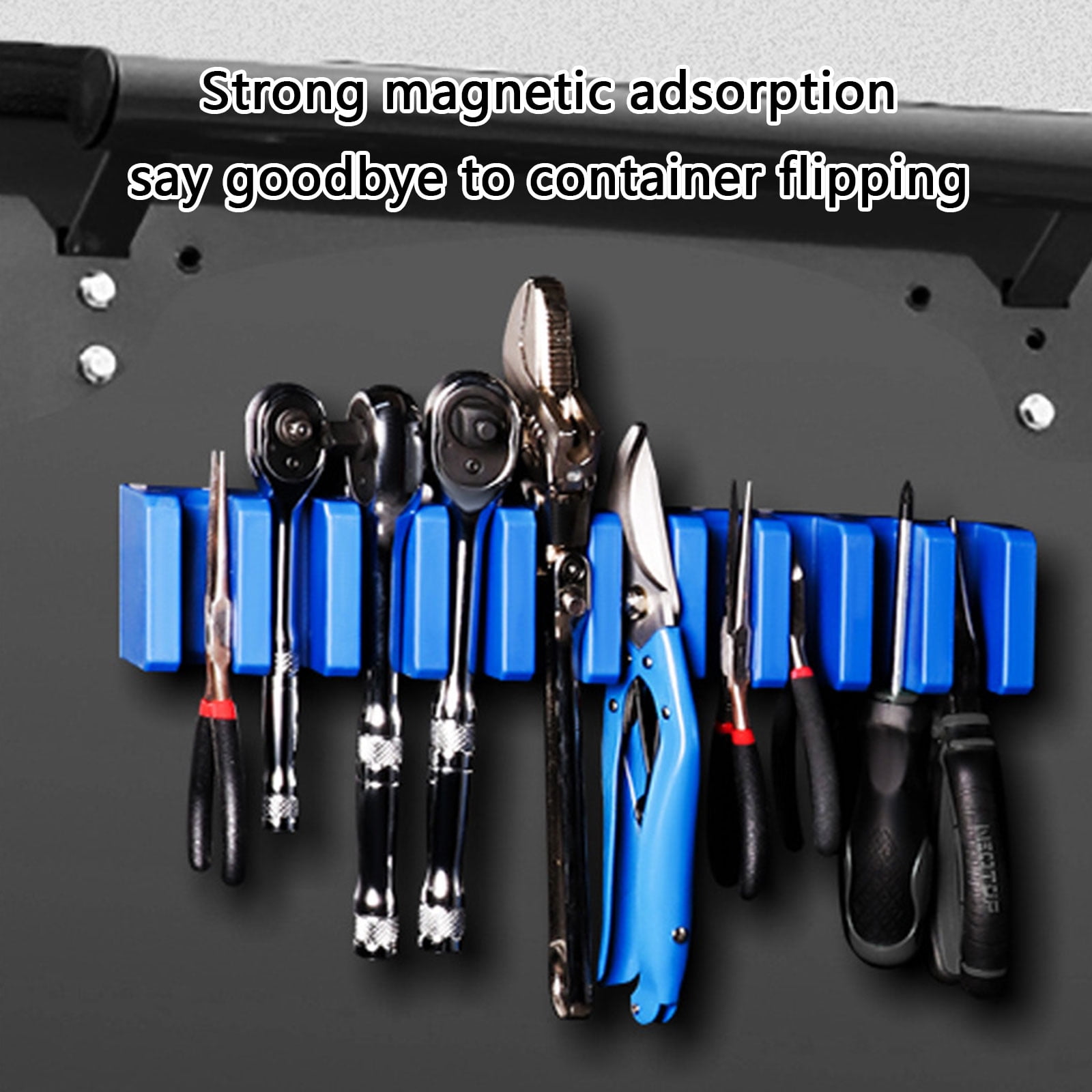 Heavy Duty Storage Rack For Garage Tools Wrench Pliers Screwdriver Wall Mounted Organizers Sturdy ABS Design