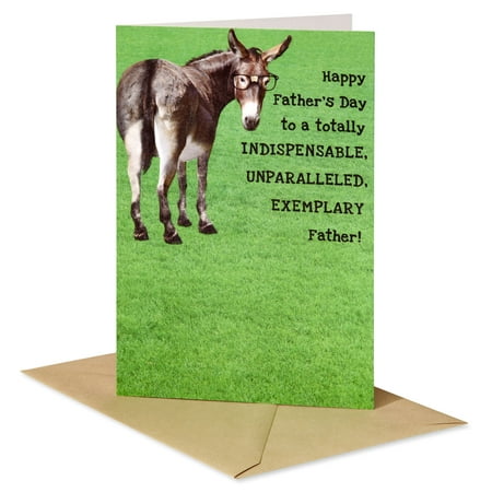 American Greetings Father's Day Card (INDISPENSABLE, UNPARALLELED, EXEMPLARY Father)