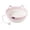 A003- Pink, variant on Cat Bed, Woven Rope Pet Bed, Kitten Bed, Round Pet Basket, Two-Tone Breathable Cotton Rope Cat Sleeping Mat with Cute Cat Ear Rim, Diameter 35Cm, Non-Slip Indoor Cat Bed Suitable