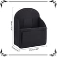 thumbnail image 2 of Organizador de fieltro SSuperp para mochilas de viaje negro, 2 of 5