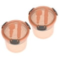 thumbnail image 4 of PAMINGONO 2Pcs Oats Jars for Home Round Shape PP Tight Seal Food Storage, 4 of 8