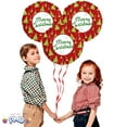 thumbnail image 2 of PMU Merry Christmas Trees 18 Inch Mylar-Foil Balloon Pkg/10, 2 of 6