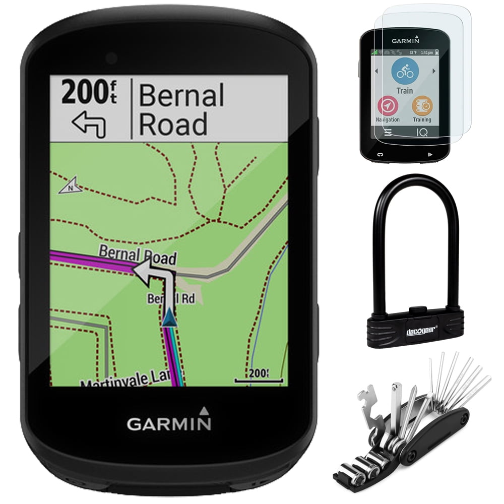 Garmin 010-02060-00 Edge 530 GPS Cycling Computer with Screen Protector, Scratch Resistant Tempered Glass, Heavy Duty Combination U-Lock and 16-in-1 Multi-Function Bike Tool Kit - Walmart.com