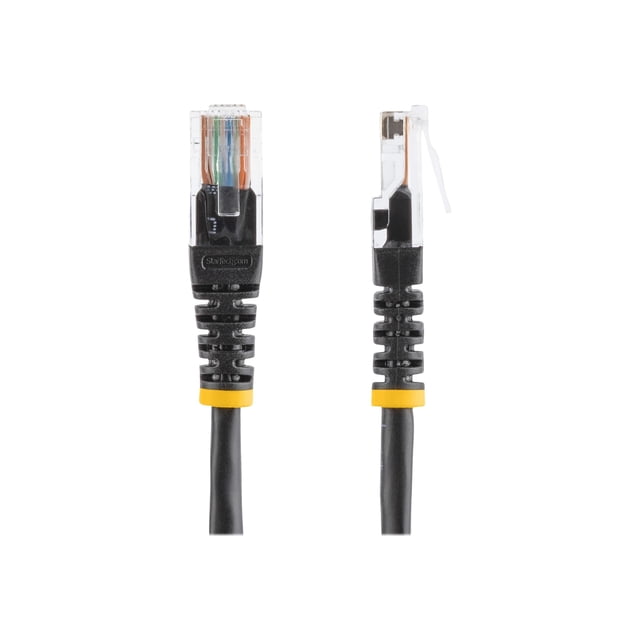 StarTech.com Cat5e Câble Ethernet - 6 Pieds - Noir - Câble Patch - Câble Réseau Moulé - Câble Ethernet Court - Câble Cat 5e - 6 Pieds (M45PATCH6BK) - Câble Patch - RJ-45 (m) à RJ-45 (m) - 6 Pieds - UTP - Cat 5e - Moulé - Noir - pour P/N: DKT30CHGP, DKT30CHPD1000 (m), STXP, STXP, STXP, STXP50, STXP, STXP50, STXP50, STXP, STXPEXEXEX4