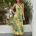 thumbnail image 3 of Lunarable Pineapple Sleeveless Dress Woman Fashion Long Dresses Women's Summer Suit Dress 2025, 3 of 6