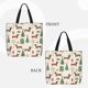 thumbnail image 2 of Balery Christmas Dachshund Dog Bolsa de Mano para Mujeres con Cremallera, Bolsa de Gimnasio con Compartimentos, Bolsa para Laptop, Bolsa para Trabajo, 2 of 7