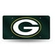 thumbnail image 1 of Placa de Matrícula Metálica Láser NFL Green Bay Packers Rico Industries 6 x 12, 1 of 3