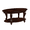Cherry | Coffee Table, variant on Hassch Round Side Table, 2-Tier End Table, 22" Small Accent Table for Living Room, Bedroom, Easy Assembly, Cherry