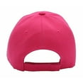 thumbnail image 4 of Classic Baseball Hat Custom A to Z Initial Team Letter, Hot Pink Cap White Black Letter D, 4 of 5