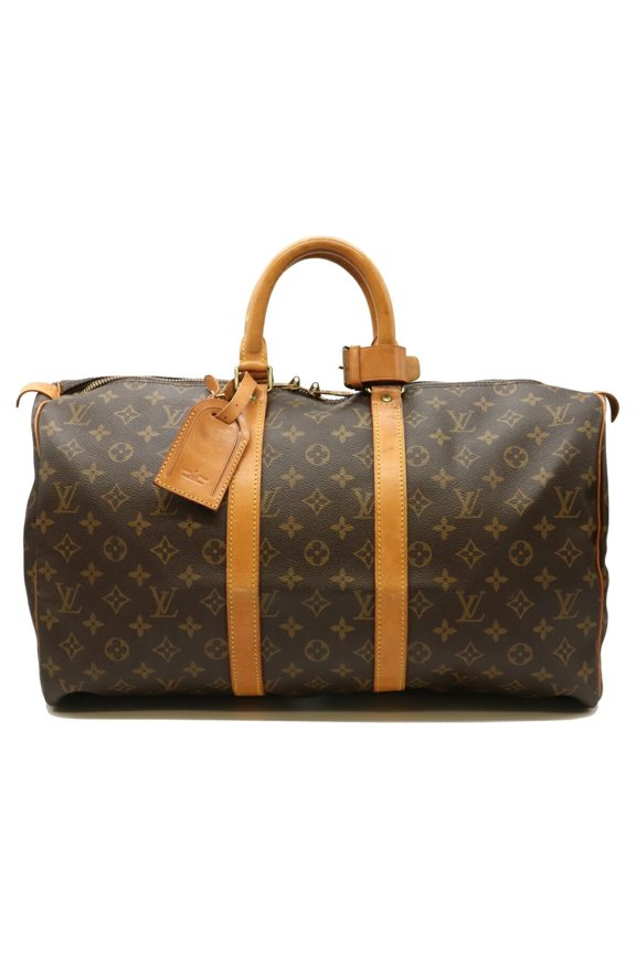 Pre-Owned LOUIS VUITTON Keepall 45 M41428 Boston Bag, Monogram Canvas, Brown, Men's & Women's