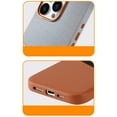 thumbnail image 5 of for iPhone 15 Pro Max Case with Card Holder, PU Leather Protective Shockproof Hidden Card Slot Slim Back Wallet Case Cover for iPhone 15 Pro Max Magnetic Case Support Wireless Charging, Orange, 5 of 12