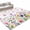White, variant on Round Area Rugs 5Ft, Spring Floral Non-Slip Washable Circle Rugs Carpet, Butterflies Botanical Farmhouse Indoor Outdoor Rug Floor Mats Throw Runner for Bedroom Living Room Bathroom