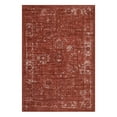 thumbnail image 2 of Geetinfly 9*12FT Area Rugs 100% Polyester Rug 350Gsm Velvet Weight Pearl Velvet Cotton Tpr Washed Folding Backing Carpet - Persian - Chrysanthemum Orange, 2 of 7