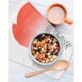 thumbnail image 3 of Orange Ombre Sun Rise Kitchen Dish Towels for Drying Dishes Set of 4, Ocean Waves Coastal Abstract Art Waffle Weave Microfiber Hand Tea Bathroom Towels Quick Dry & Absorbent Towel 12x12, 3 of 7