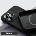 thumbnail image 1 of Coque en silicone liquide Magsafe pour iPhone, étuis de charge magnétiques sans fil, coque Poly XS MAX, 15, 14, 13, 12, 11 Pro Max, mini, 8 Plus, 1 of 4