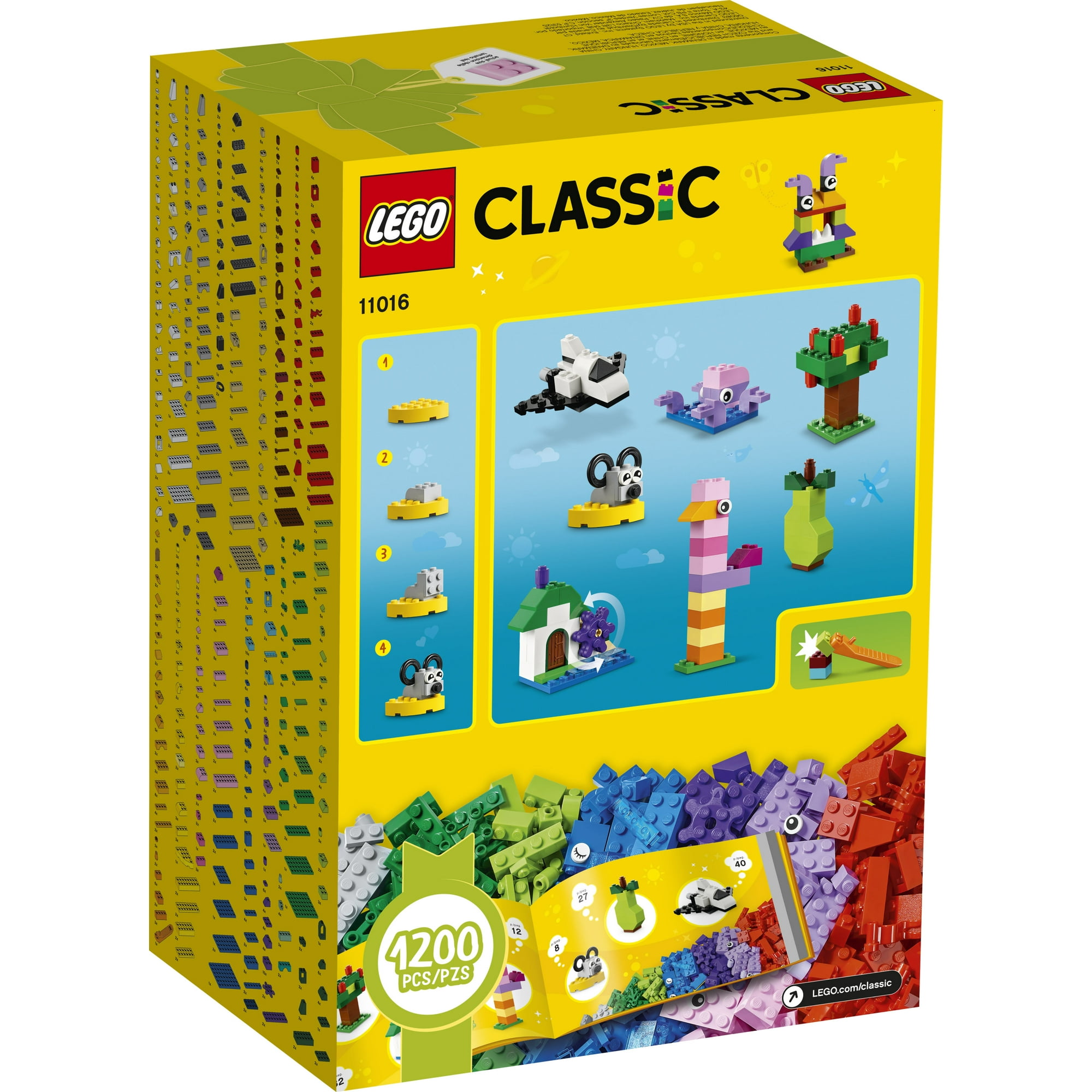 LEGO 11016 Classic Creative Brick Box Creative Building Toy for Educational Play 1 200 Pieces Walmart