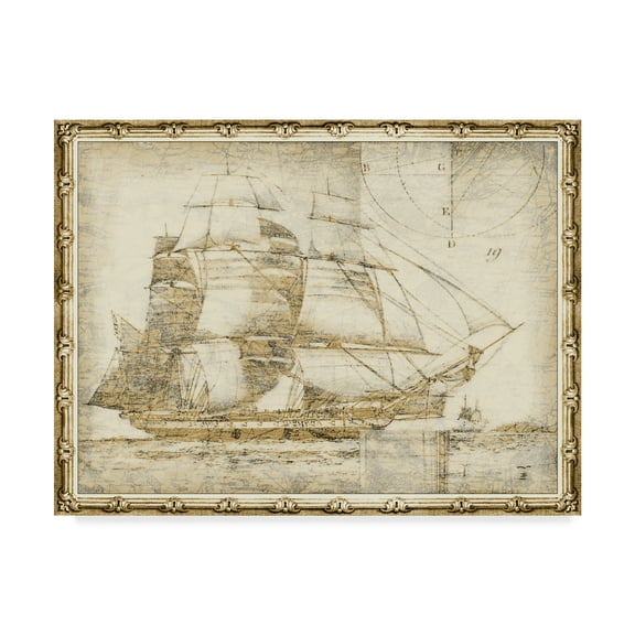 Trademark Fine Art 'Ghost Ship I' Canvas Art by Vision Studio