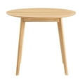 thumbnail image 3 of Modway Vision 35" Round Dining Table in Oak, 3 of 8